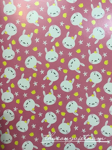 NJ-88-026-01 Giấy scrapbook mặt thỏ
